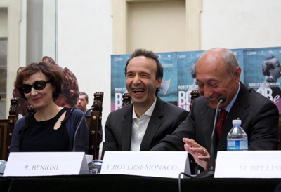 foto inaugurazione mostra di benigni